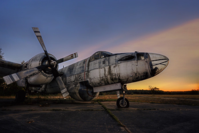 Lost Places - Verlassenes Flugzeug