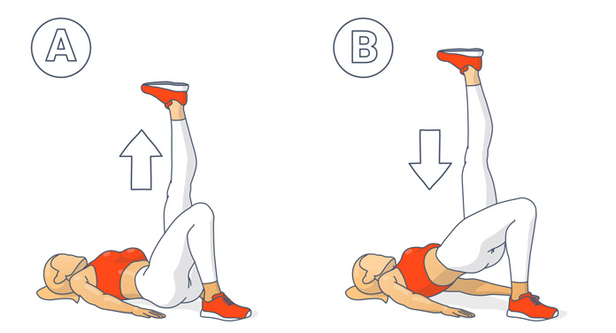 Single Leg Glute Bridge