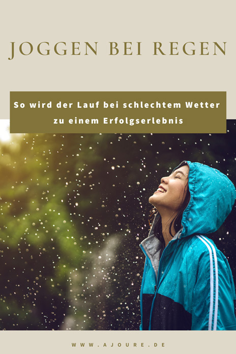 Joggen bei Regen