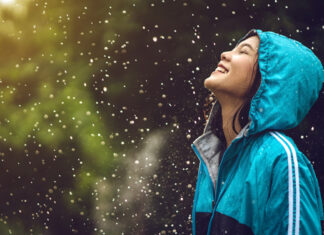 Joggen bei Regen