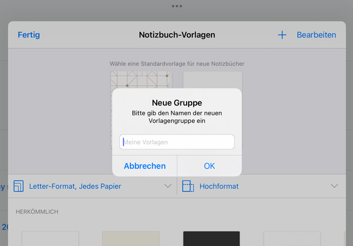 GoodNotes Deckblatt erstellen