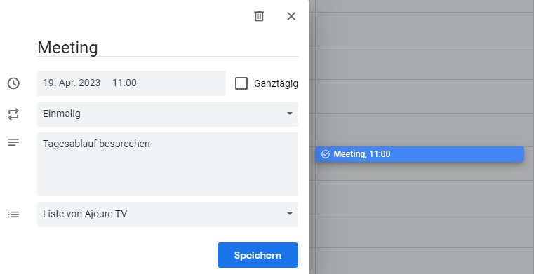 Google Tasks integrieren