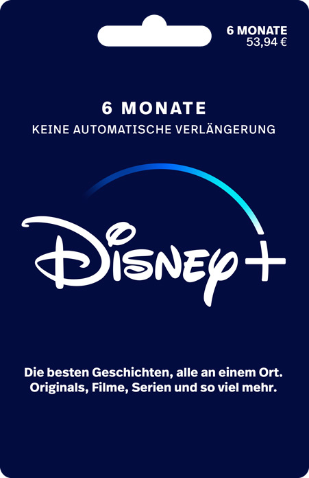 Disney+ Gutscheinkarte