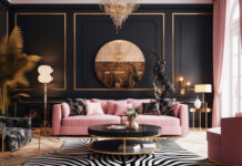 Wohnen im Glamour-Stil
