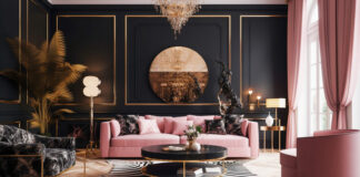 Wohnen im Glamour-Stil