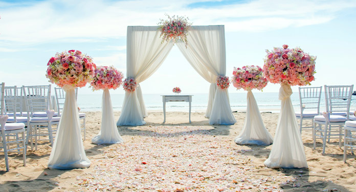 Hochzeit am Strand