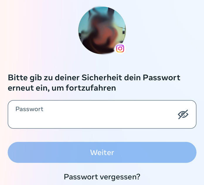 Passwort-Eingabe
