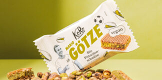 Bio-Pistazienschnitte von KoRo und Mario Götze