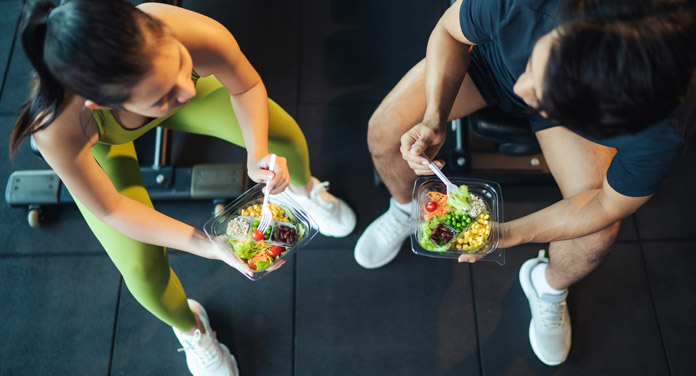 nach dem Essen Sport treiben