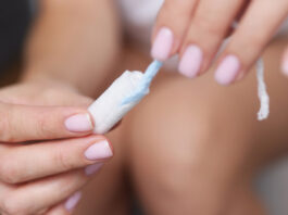 Tampon über Nacht tragen