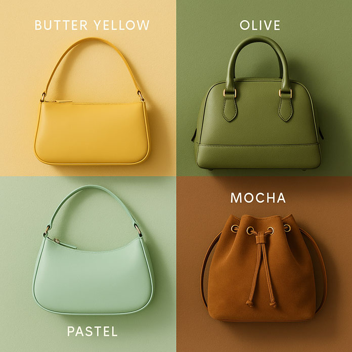 Handtaschen-Trend-Farben