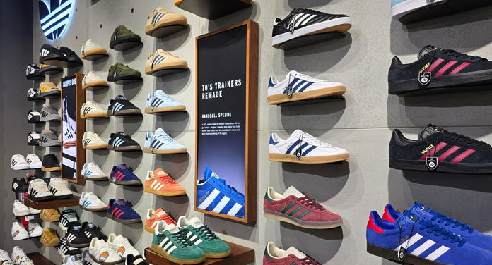 Sneaker-Trends 2025: Adidas Sneaker im Store