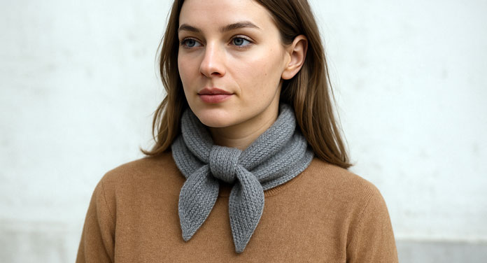 Frau mit Sophie Scarf