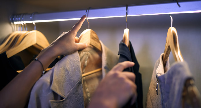 Ordnung im Kleiderschrank