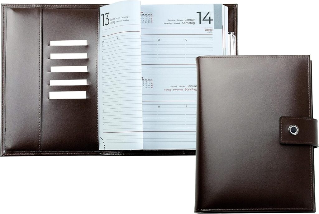 Leder-Organizer mit Gravur