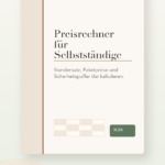 AJOURE´ Preisrechner für Selbstständige Produktbild Hochformat