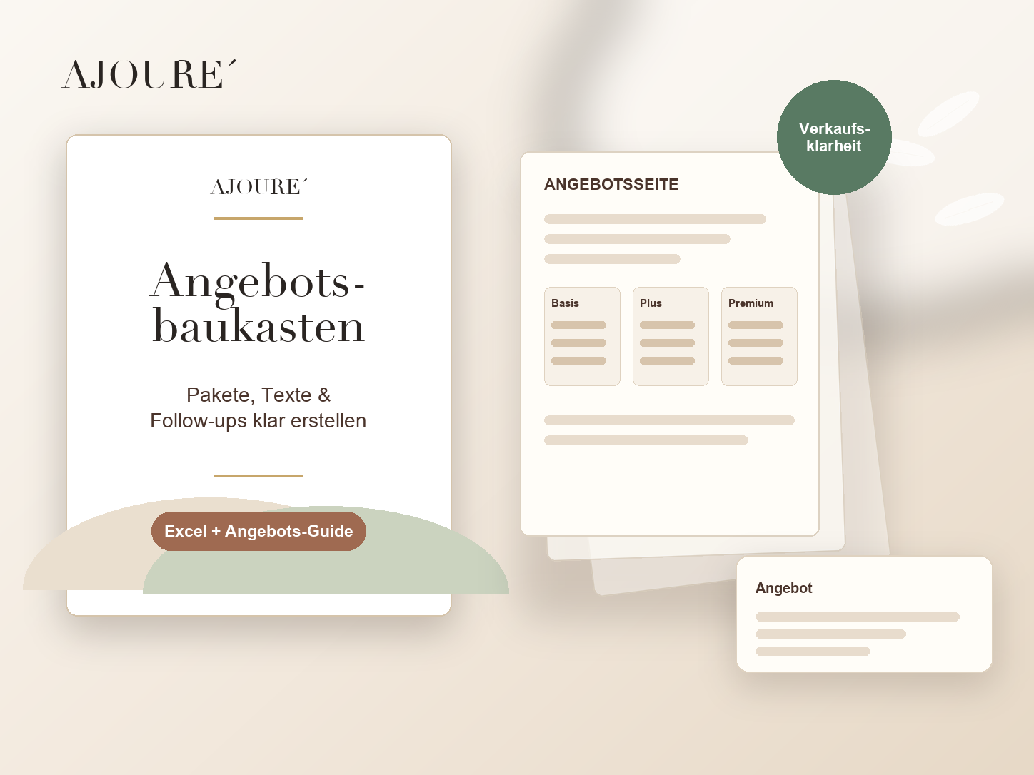 Angebots­baukasten für Selbstständige