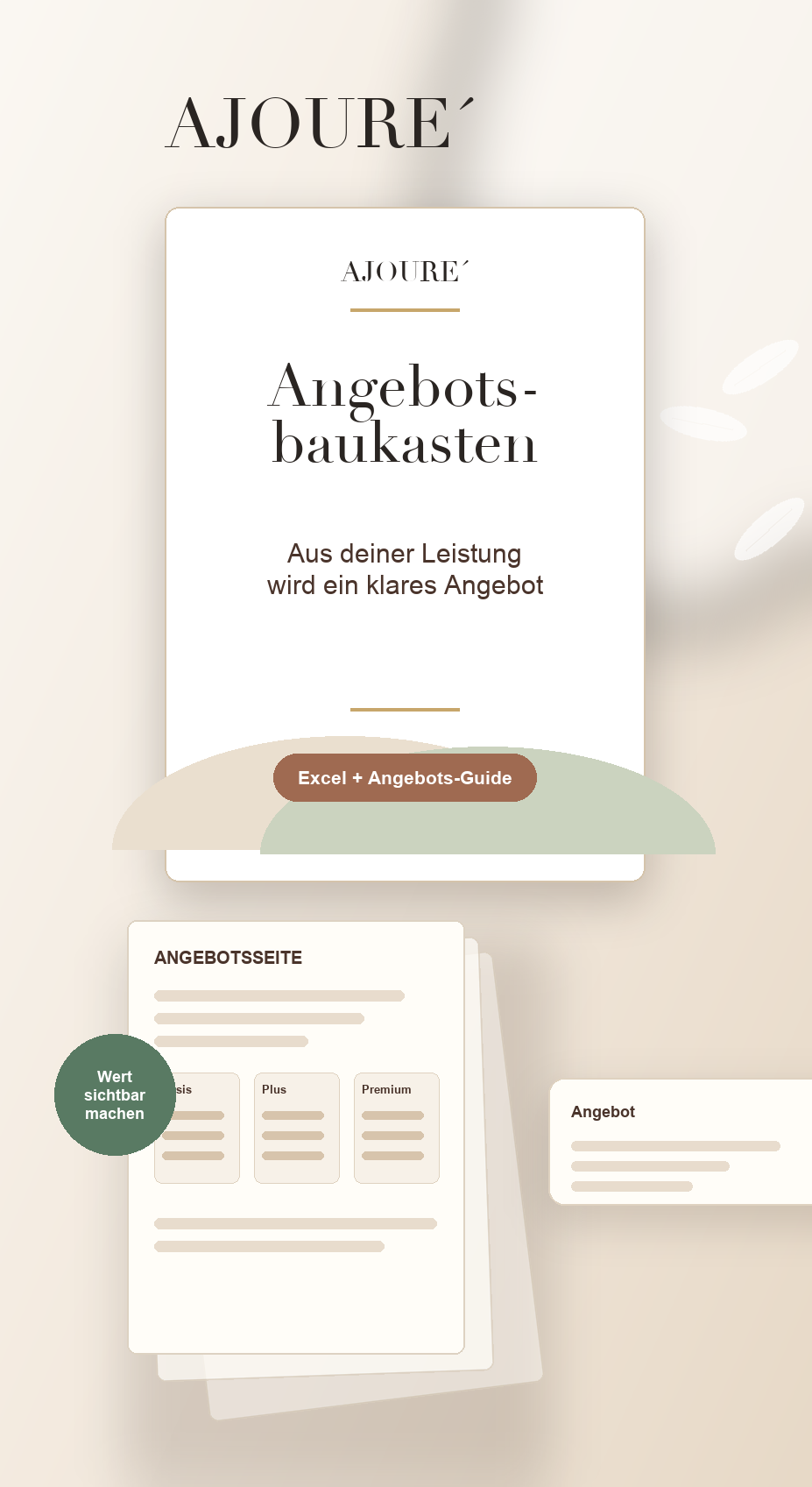 Angebots­baukasten für Selbstständige