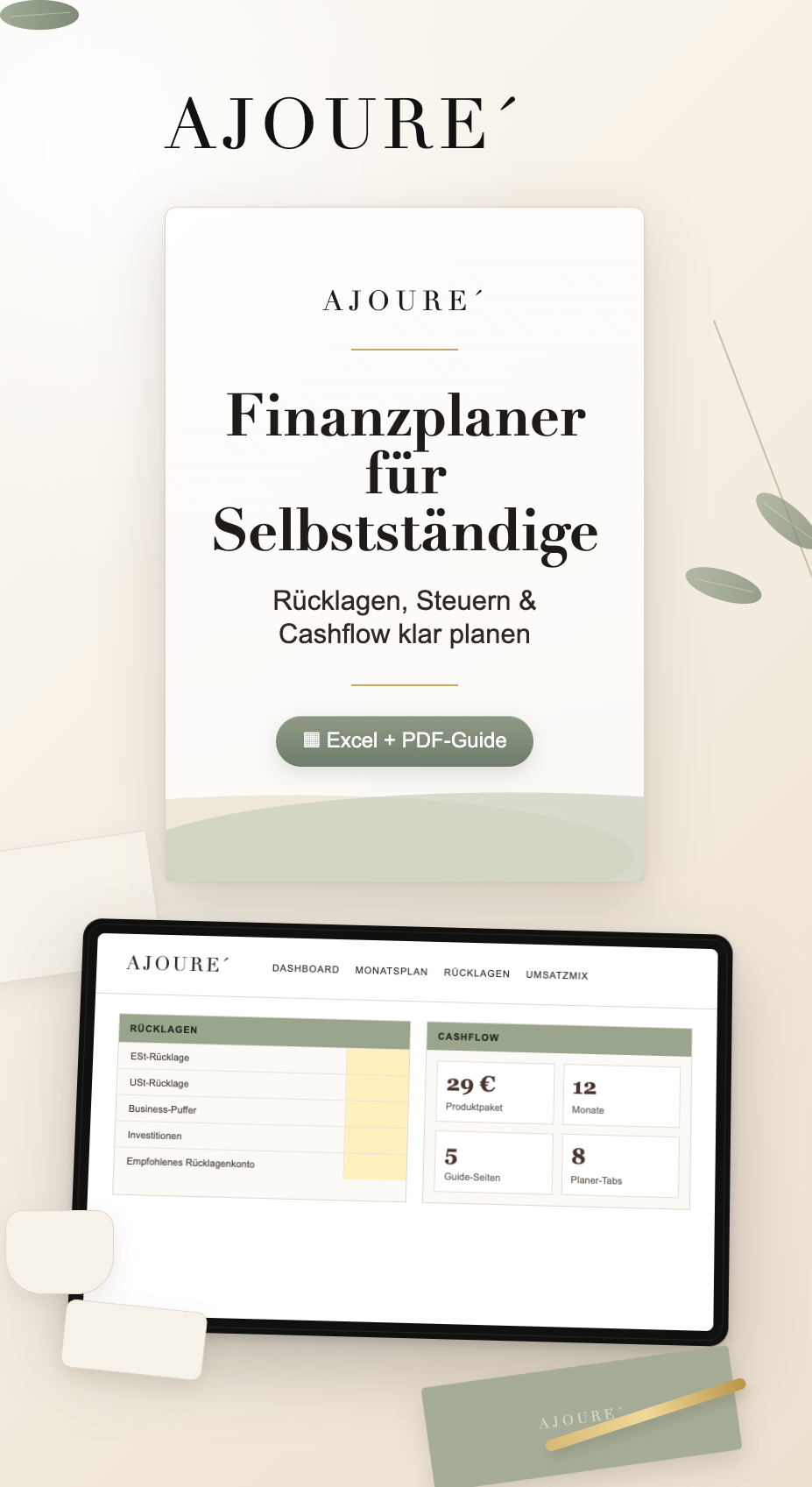 Finanzplaner für Selbstständige
