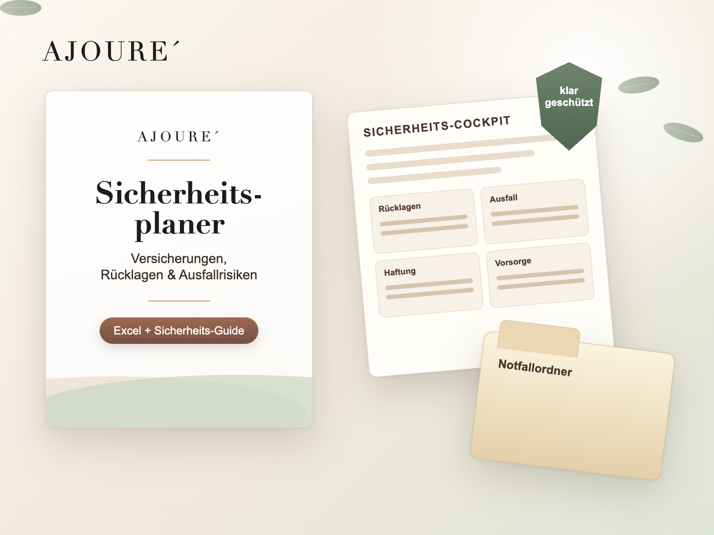 AJOURE´ Sicherheitsplaner für Selbstständige