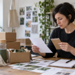 Greenwashing-Regeln 2026: Was du ab 27. September nicht mehr einfach behaupten darfst Selbstständige prüft Produktverpackungen und Umweltaussagen für ihr Unternehmen
