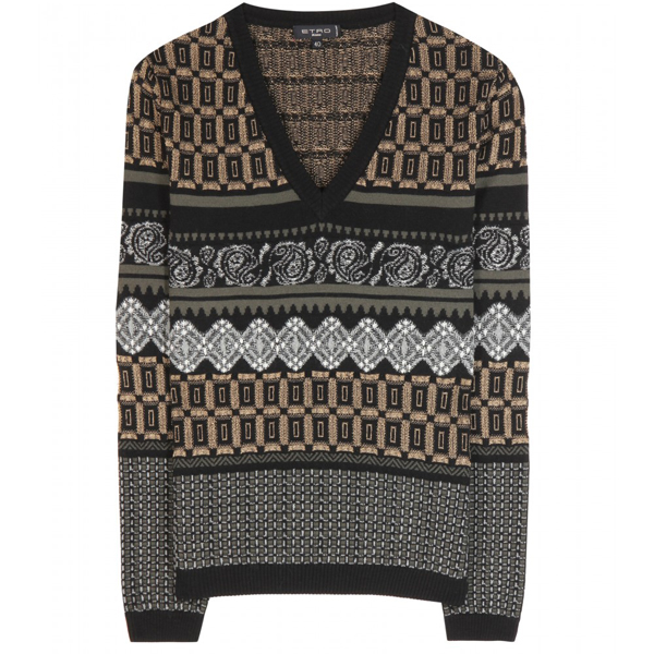 Etro - Strickpullover gemustert