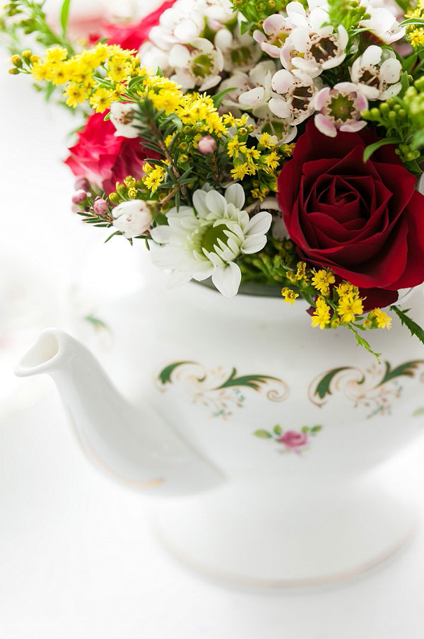 Gartenhochzeit Blumen