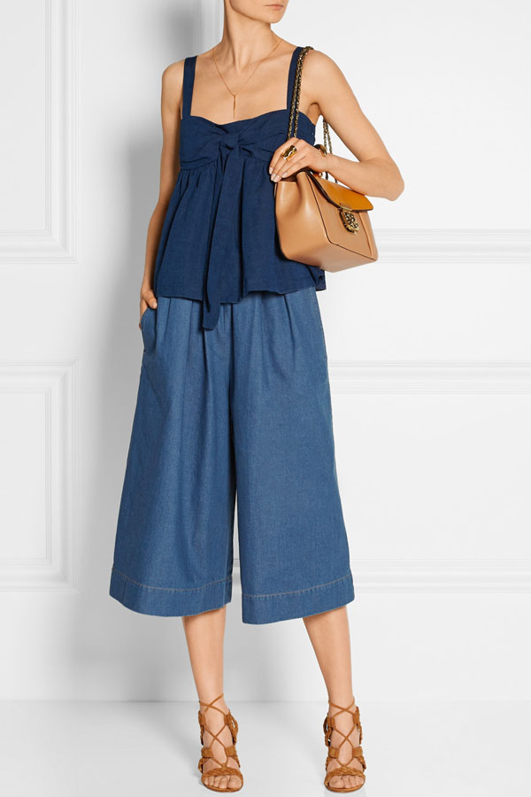 Stella McCartney  Air Force Jeans-Culottes