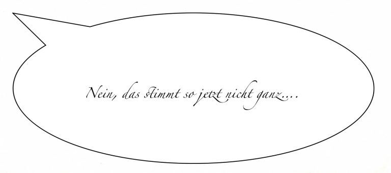 Kolumne: Nein, das stimmt so jetzt nicht ganz…