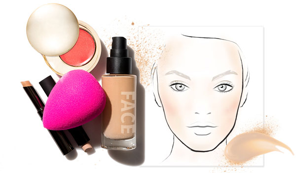 Durch das Tupfen mit dem Beautyblender entsteht ein sehr natürliches, zartes Ergebnis.