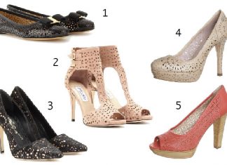 verschiedene cut out schuhe