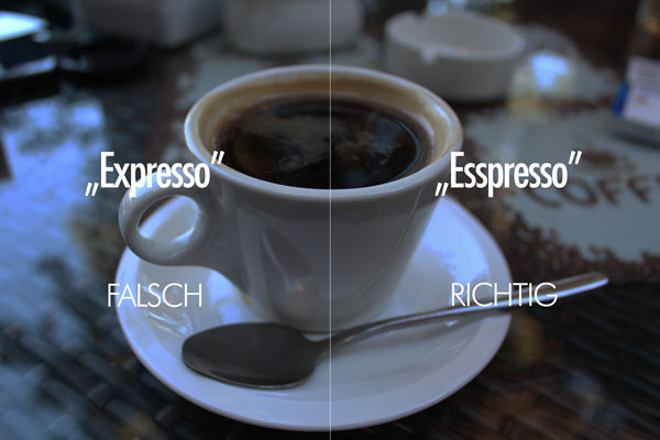 Espresso Aussprache