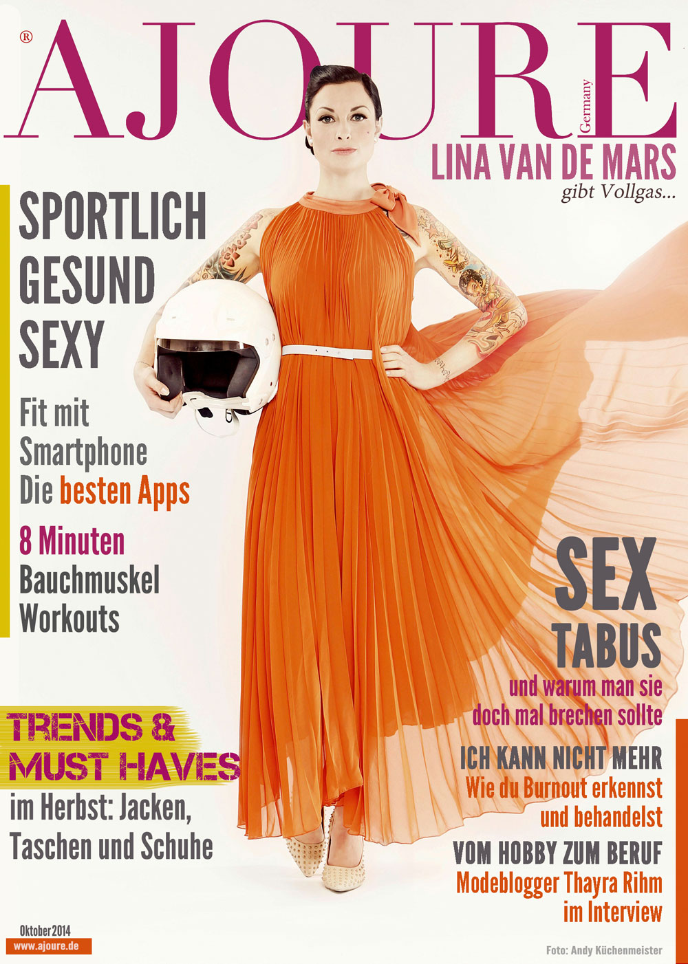 AJOURE´ Cover Monat Oktober 2014