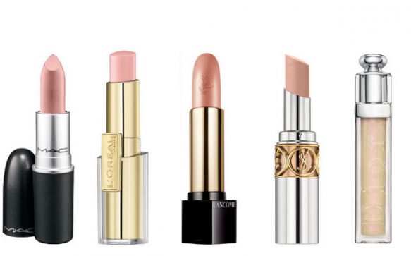 Nude-Look auf den Lippen