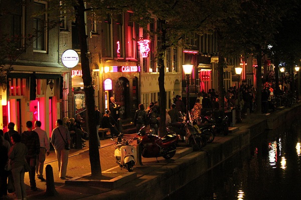 red light district